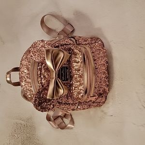 Disney Parks Rose Gold sequins backpack